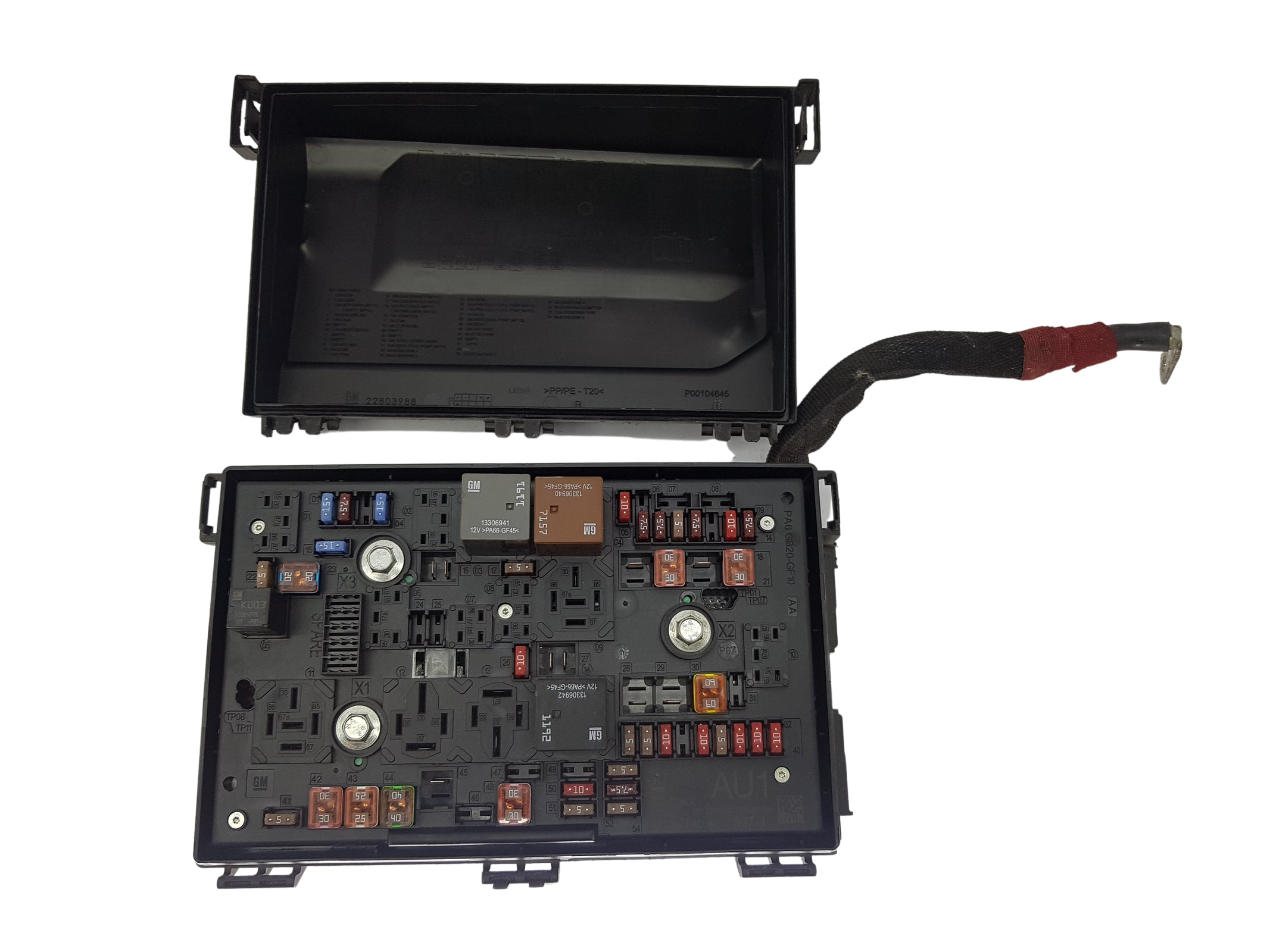 Sicherungskasten Relaiskasten 22785253 1110117AD AU1 GM Opel Chevrolet main product photo