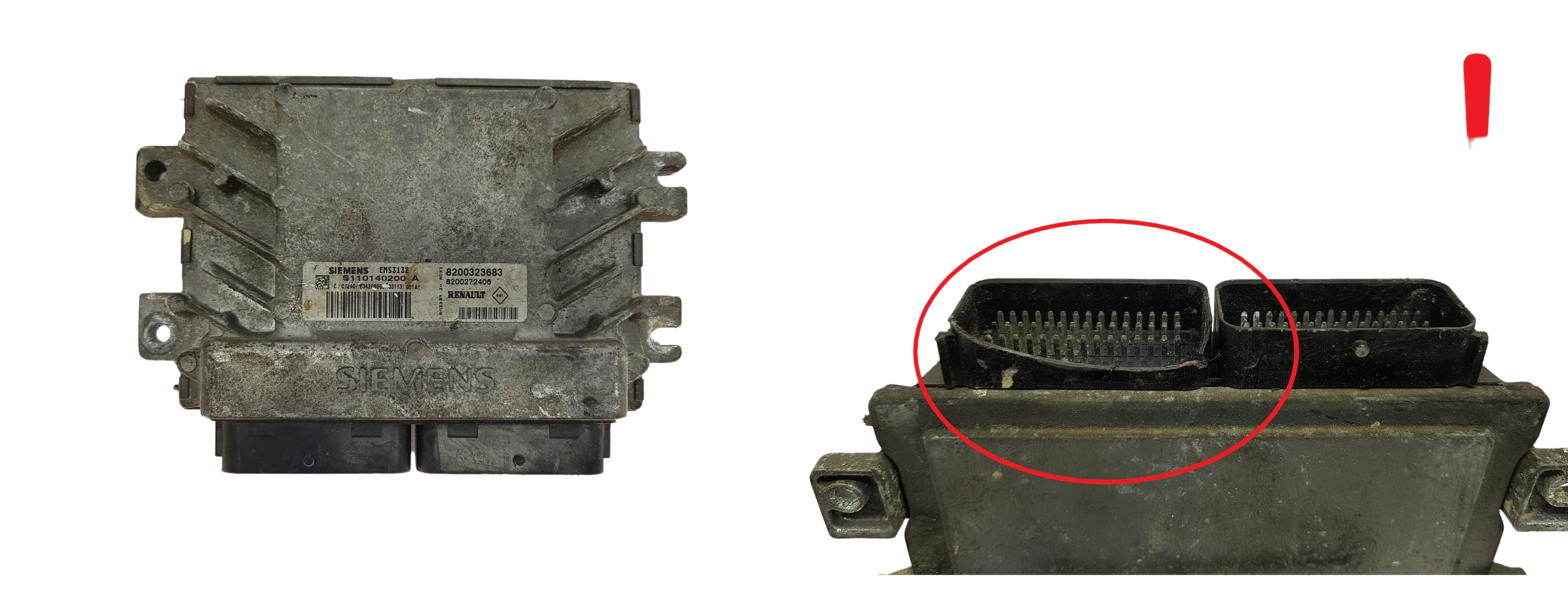 Steuergerät Renault S110140200A 8200323683 8200272406 Siemens 14057 main product photo