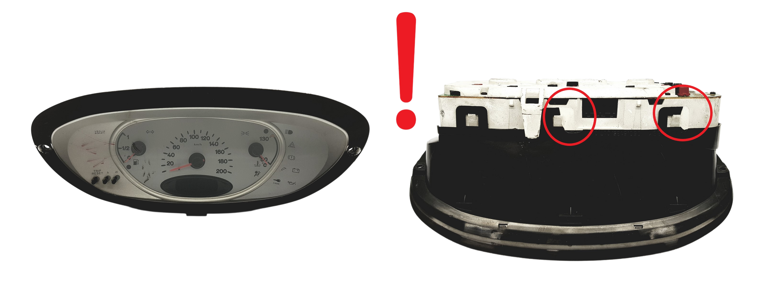 Tacho Kombiinstrument Lancia Ypsilon 06061350170 59247 main product photo