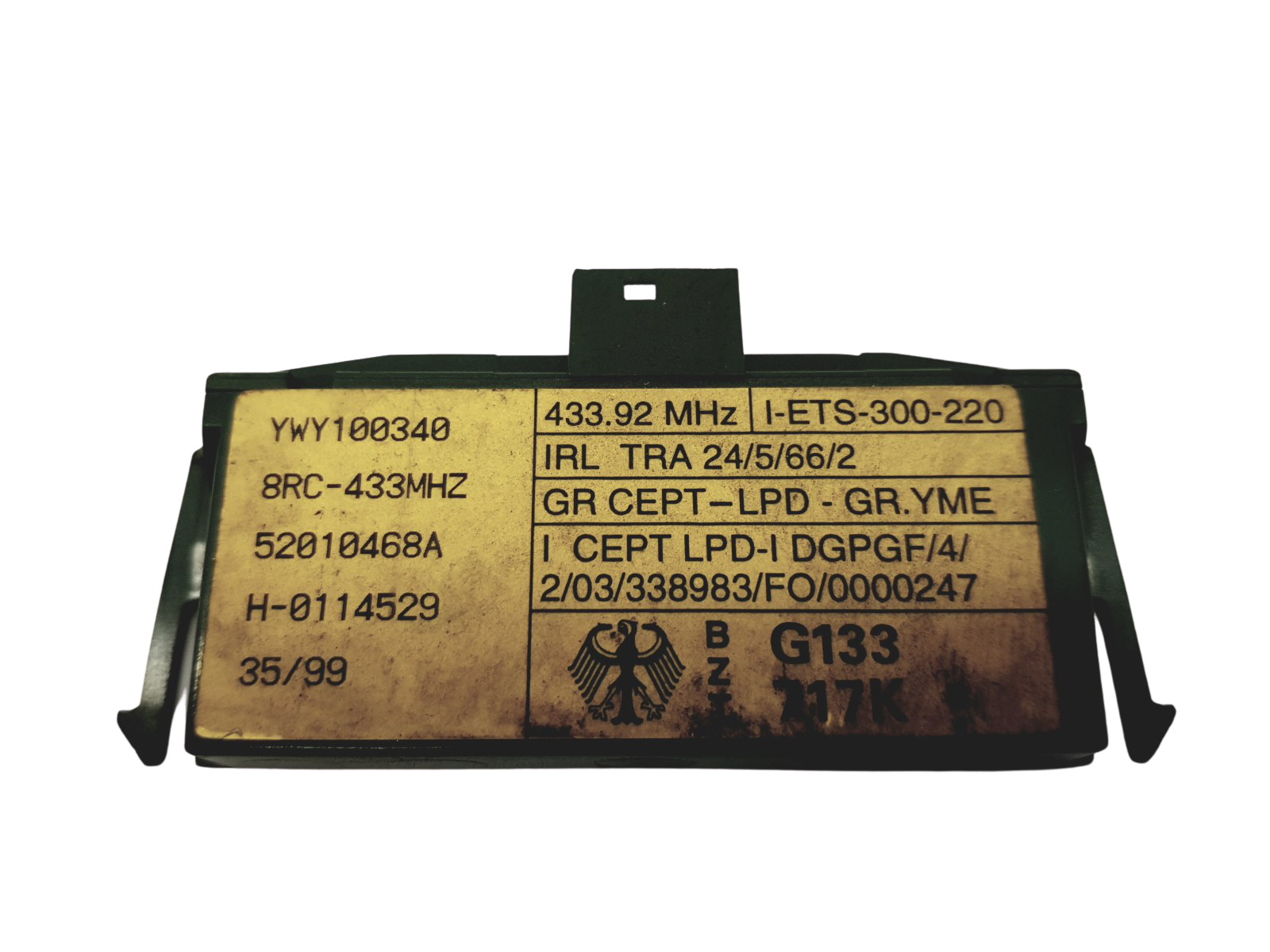 Steuergerät Land Rover YWY100340 52010468A 29627 main product photo