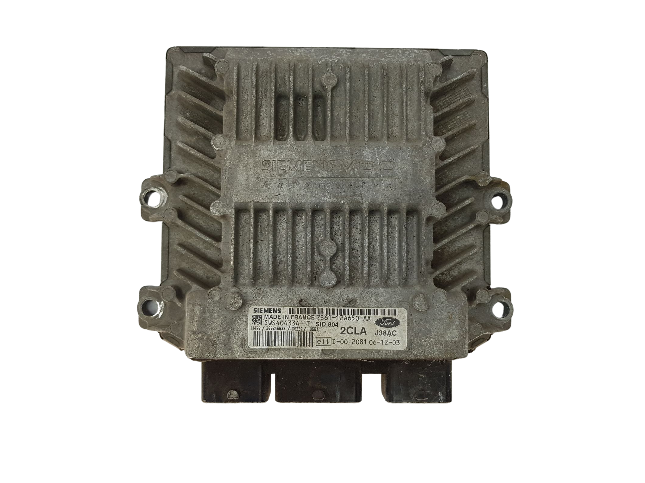 Steuergerät 7S61-12A650-AA 5WS40433A-T SID 804 2CLA Ford Siemens 15388 main product photo