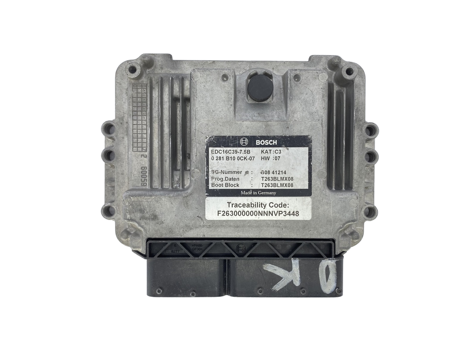 Steuergerät 0281B100CK-07 EDC16C39-7.5B Fiat Bosch 54153 main product photo