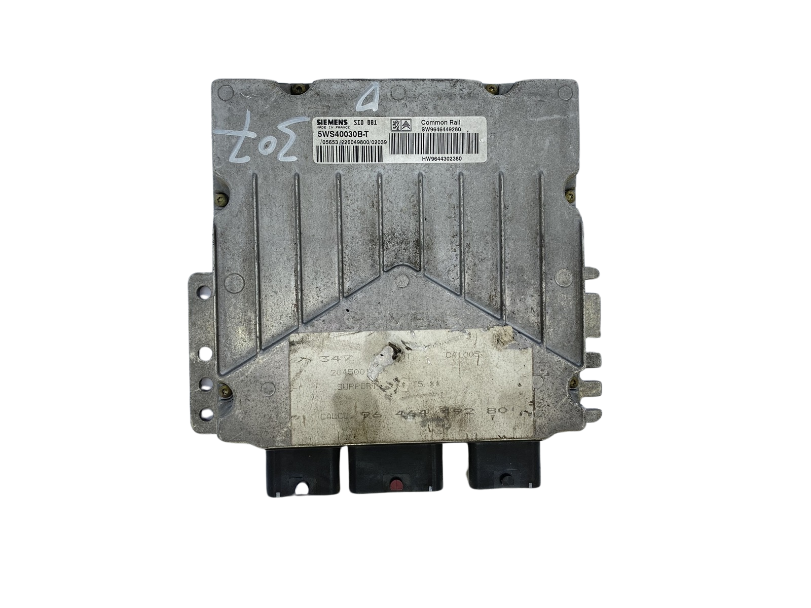 Steuergerät 5WS40030B-T 9646449280 9644302380 SID801 PSA Siemens 60733 main product photo