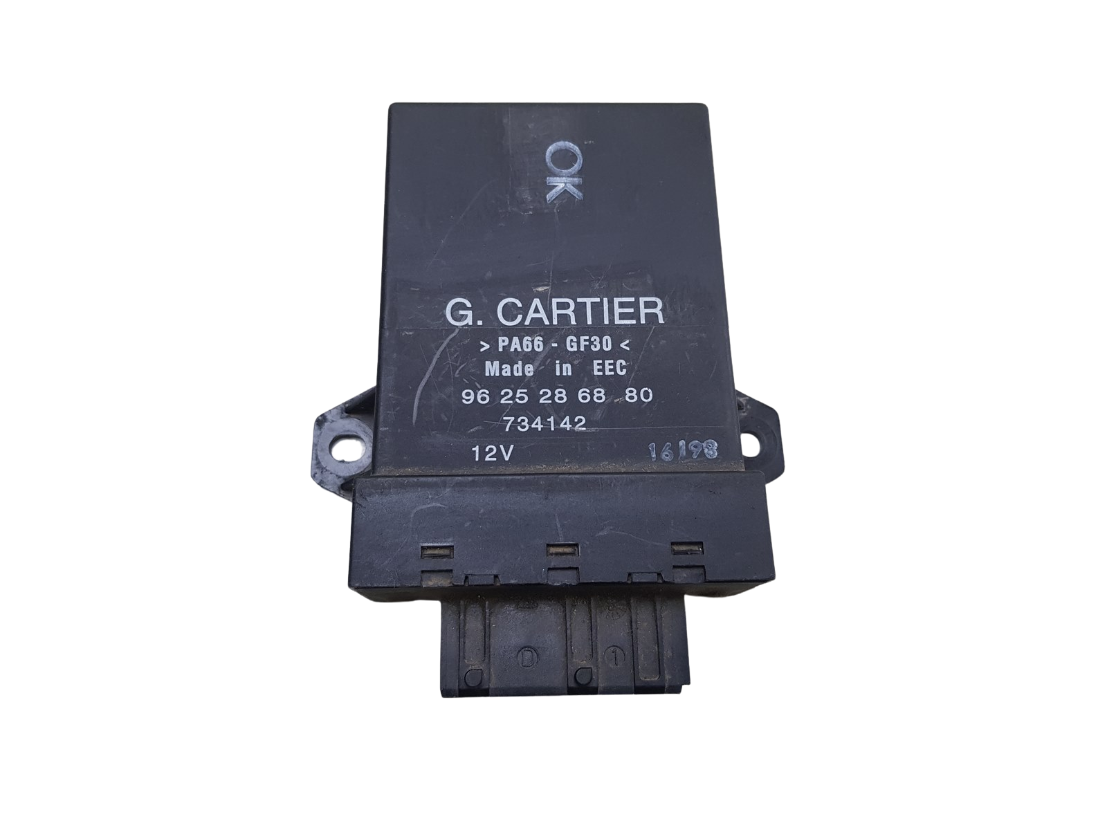 Kühlerlüfterrelais 9625286880 G.CARTIER 734142 Citroen Peugeot main product photo