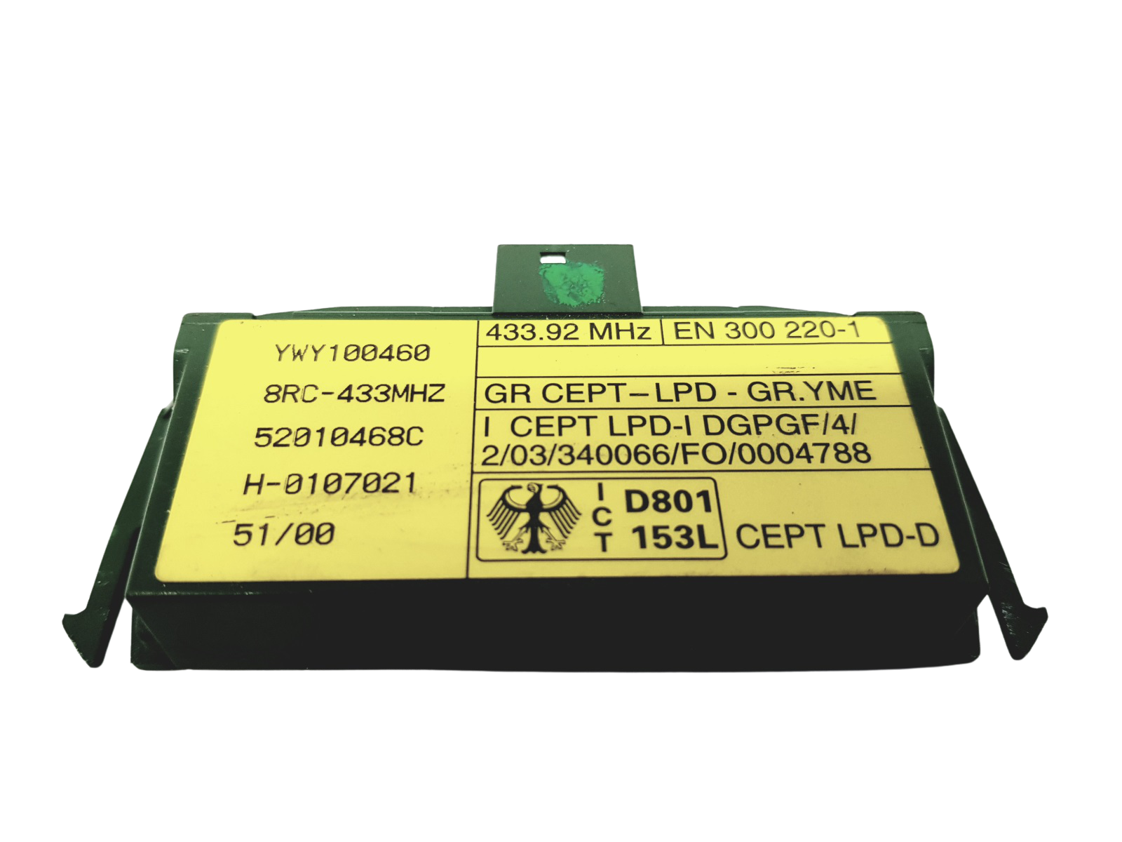 Steuergerät Land Rover YWY100460 52010468C 33443 main product photo