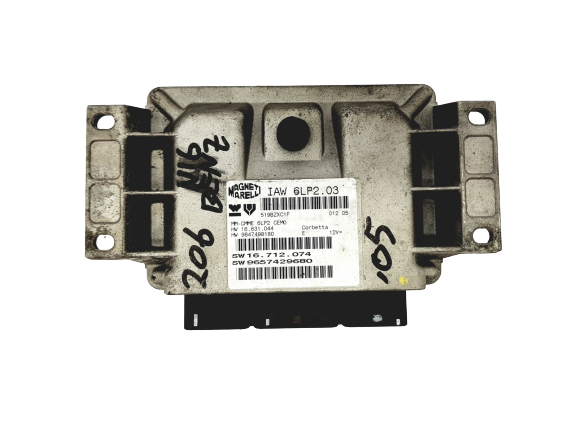 Steuergerät 9657429680 16.712.074 IAW6LP2.03 PSA Magneti Marelli 16624 main product photo