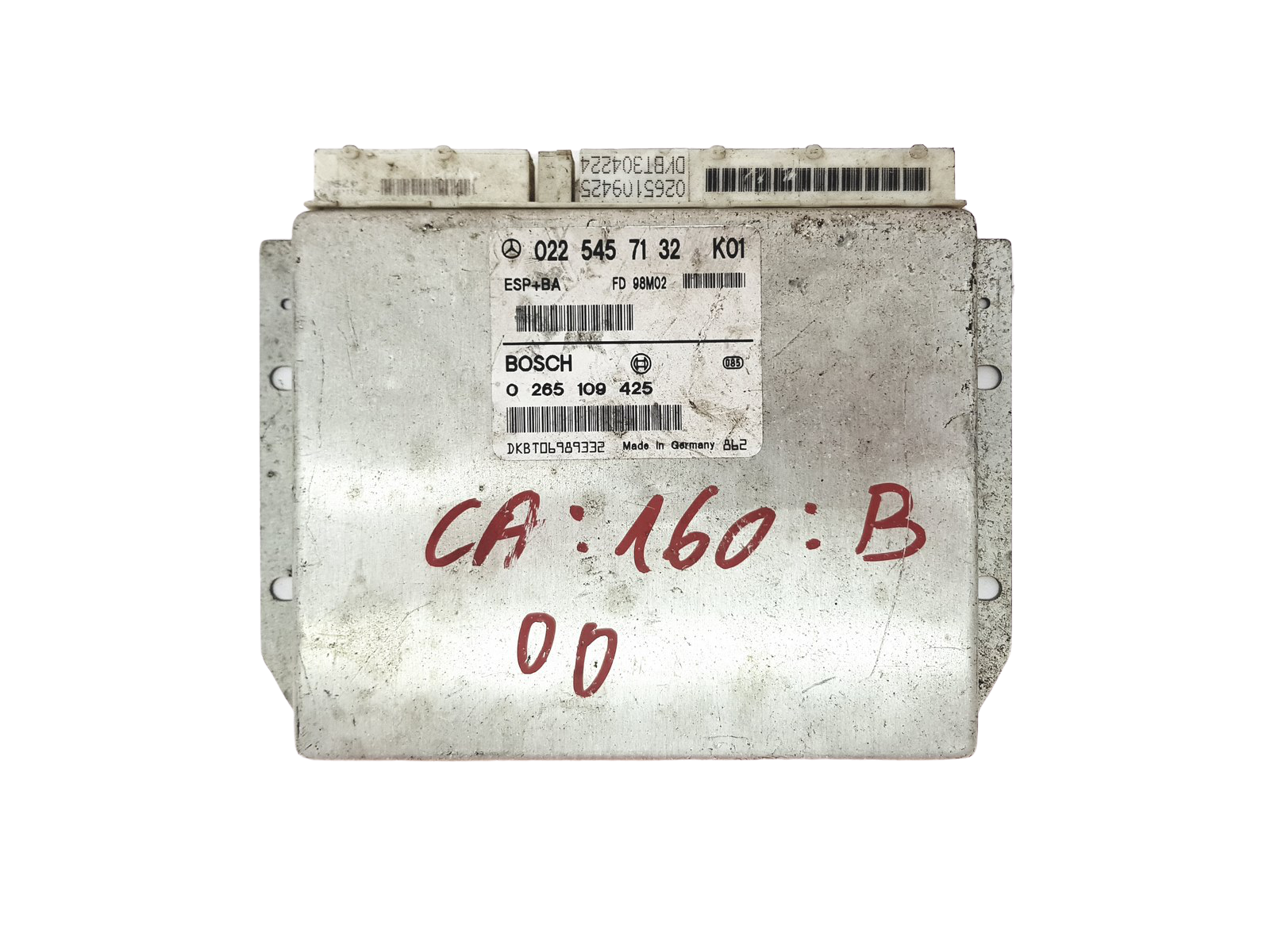 Steuergerät ESP Mercedes 0225457132 0265109425 Bosch 25335 main product photo