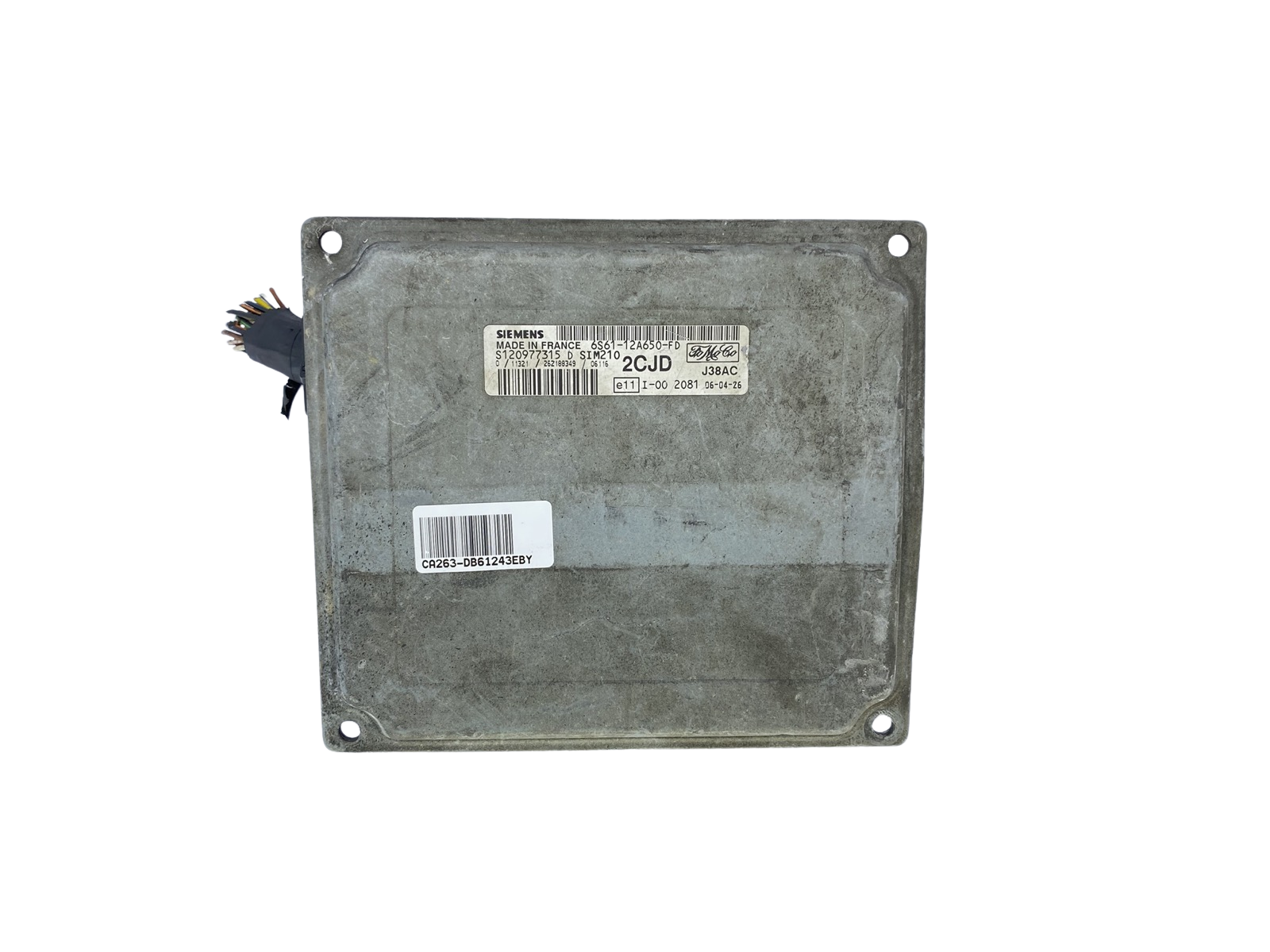Steuergerät Ford 6S61-12A650-FD S120977315D 2CJD Siemens 61243 main product photo
