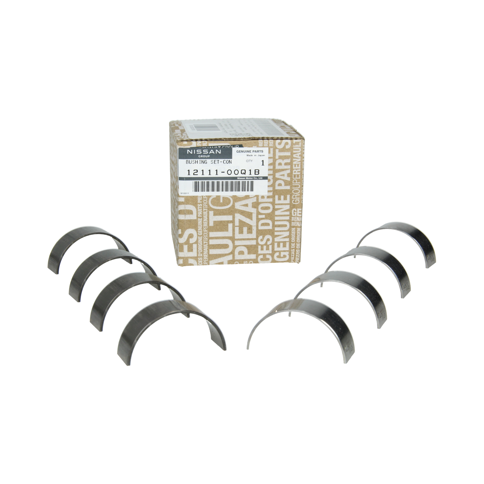 Kurbelwellenlager Neues Original 1211100Q1B 122076327R Renault Nissan main product photo