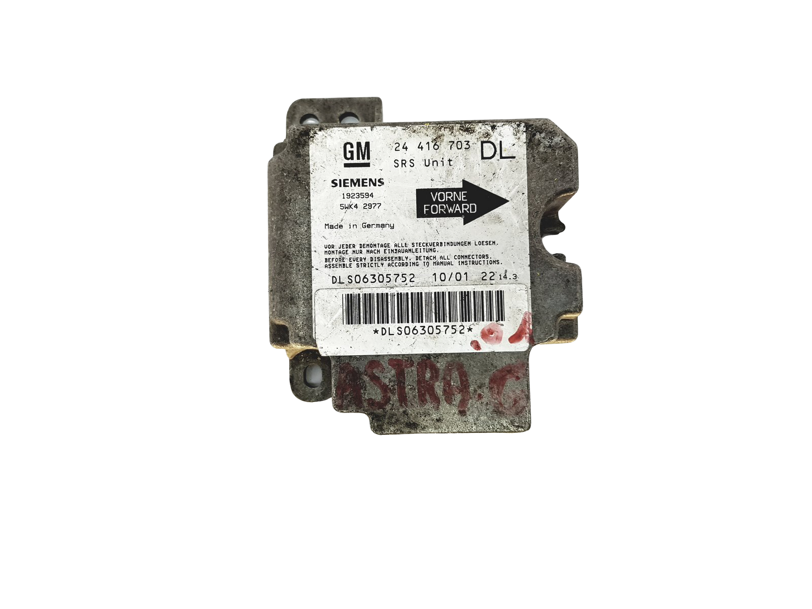 Steuergerät 24416703 5WK42977 Opel Siemens main product photo