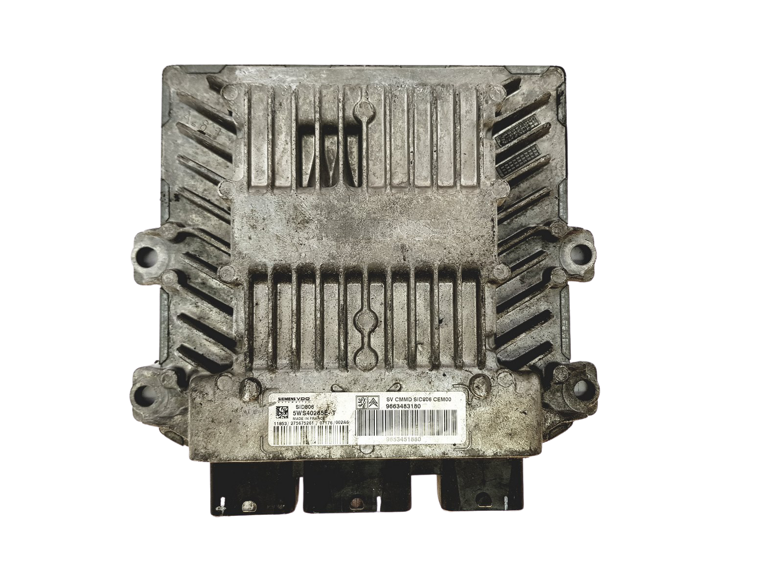 Steuergerät 9663483180 9653451880 5WS40285E-T SID806 PSA Siemens 26987 main product photo