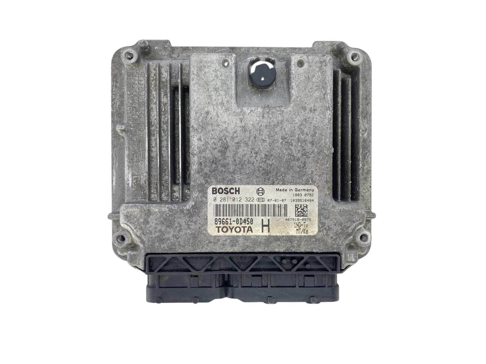 Steuergerät 89661-0D450 0281012322 Toyota Bosch 53957 main product photo