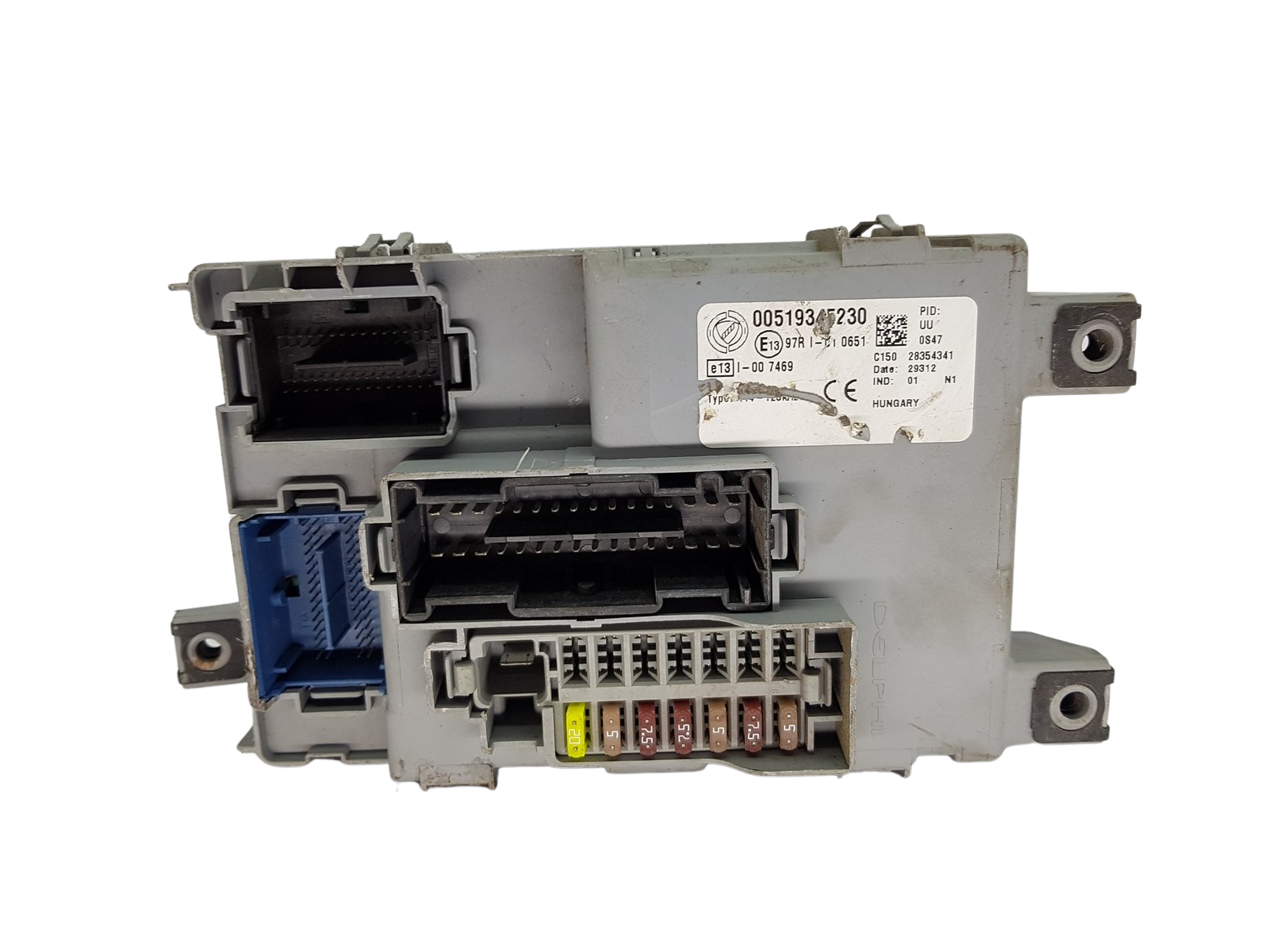 Steuergerät 00519345230 97RI-010651 28354341 Fiat Delphi 20530 main product photo