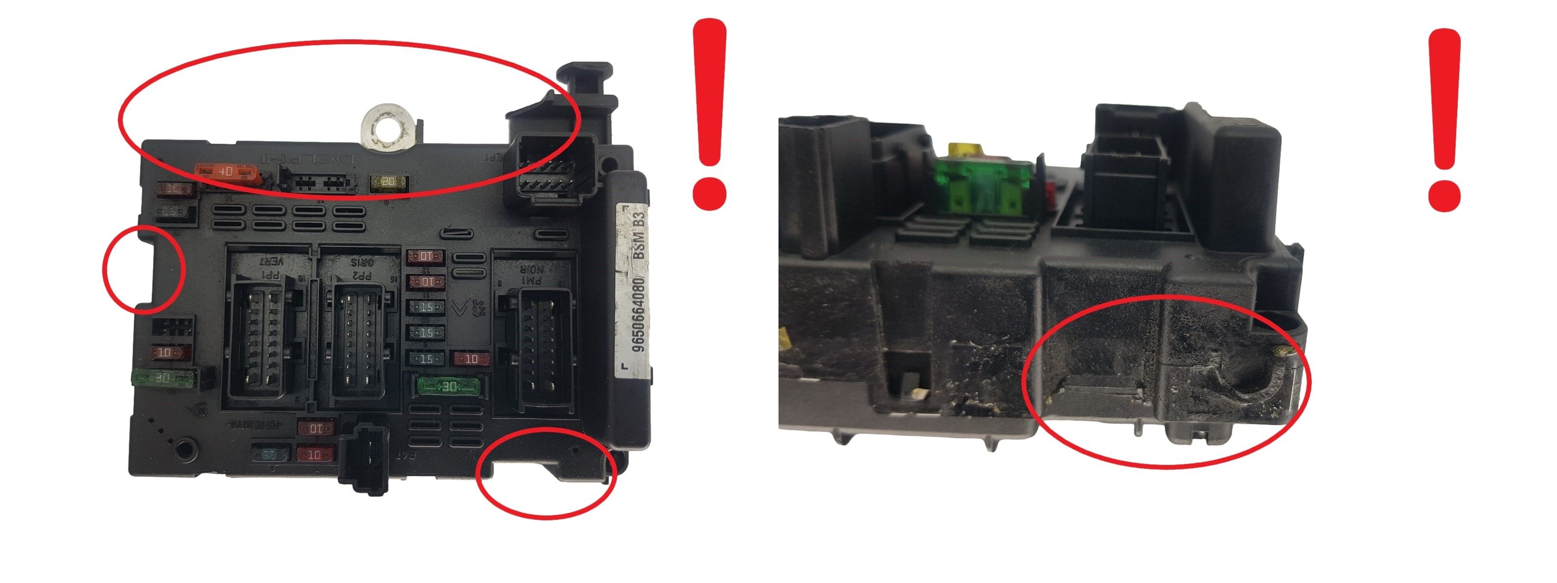 Steuergerät BSM B3 9650664080 PSA Delphi 2095 main product photo