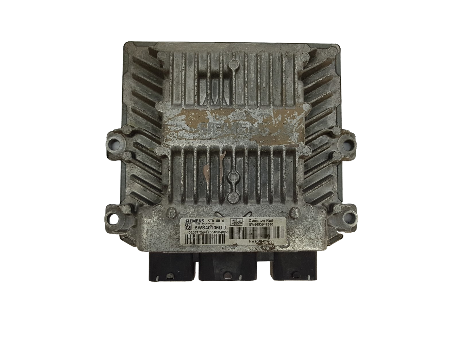 Steuergerät 5WS40106G-T 9653647880 9647423380 PSA Siemens 16186 main product photo