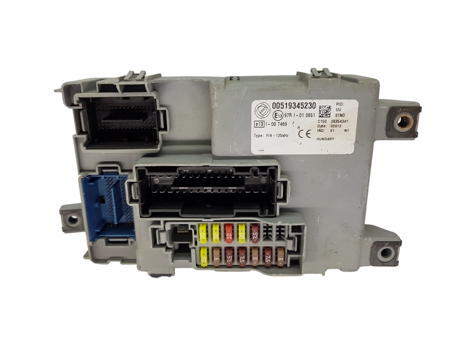 Steuergerät BSI 00519345230 28354341 Fiat Delphi 20797 main product photo