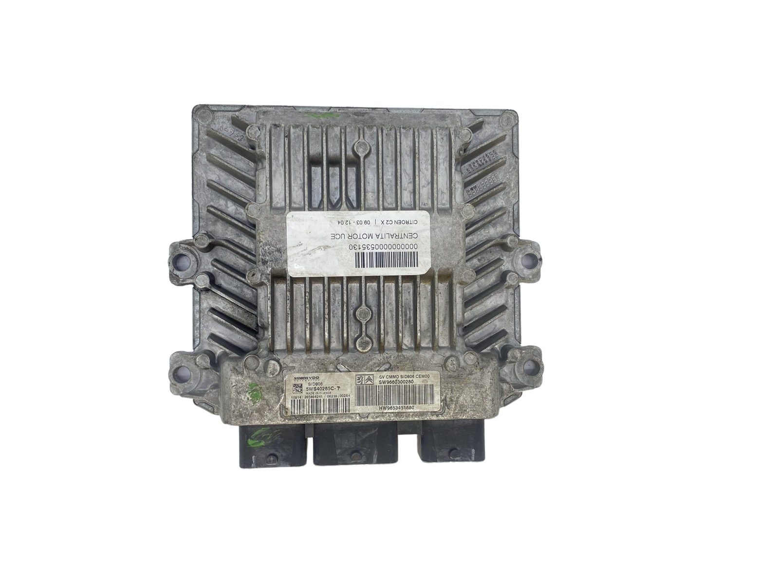 Steuergerät 9660300280 9653451880 5WS40285C-T PSA Siemens 60521 main product photo