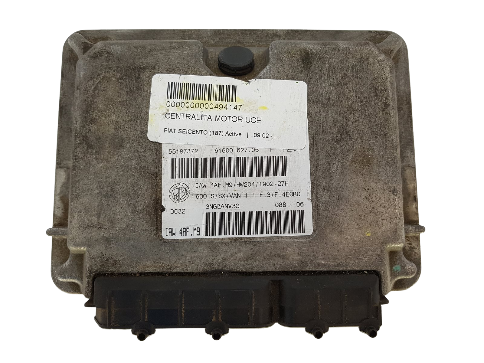 Steuergerät IAW4AF.M9 55187372 61600.627.05 Fiat Magneti Marelli 1041 main product photo