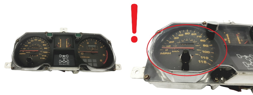 Tacho Kombiinstrument Mitsubishi Pajero MB832126 176-700 RHD main product photo