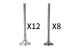 Auslassventile Komplett Für VW Audi 058109601C 058109611M B18636 Borsehung