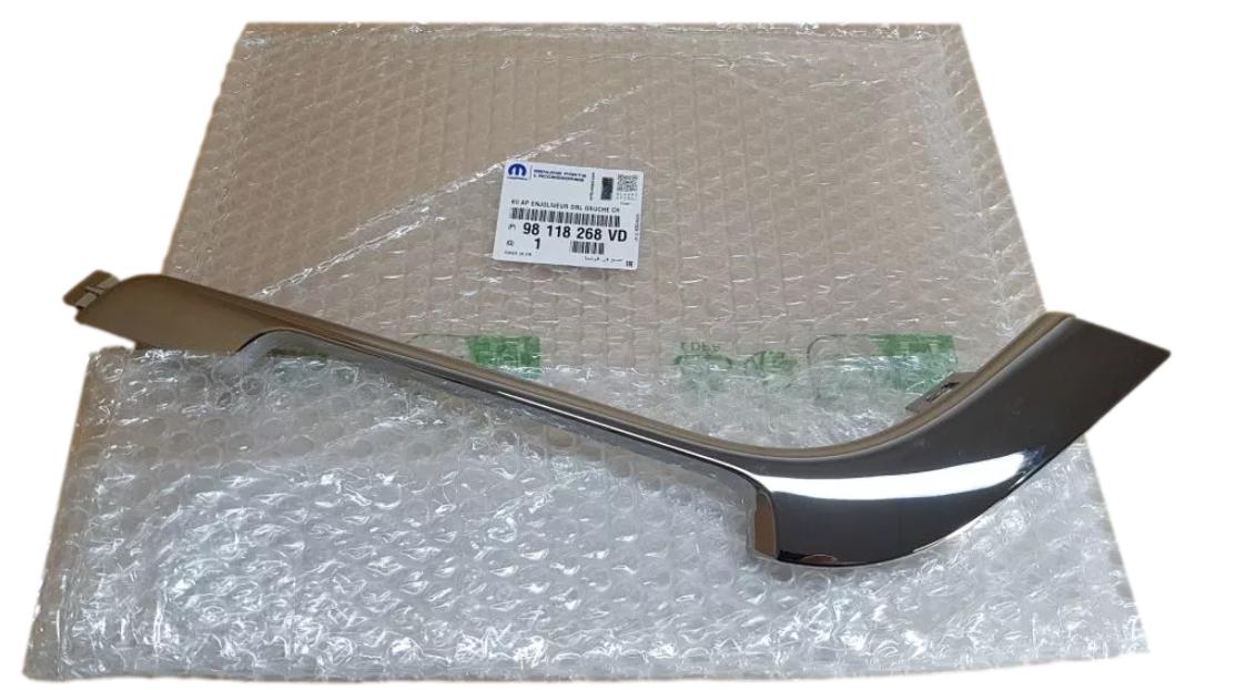 Stoßleiste Für Stoßfänger Links Vorne Original 98118268VD Citroen Peugeot