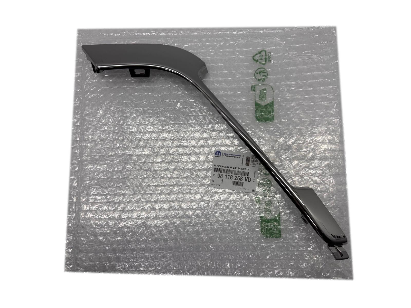 Stoßleiste Für Stoßfänger Links Vorne Original 98118268VD Citroen Peugeot